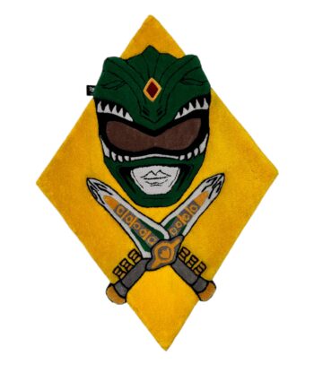 Tufted rug "Green power ranger"