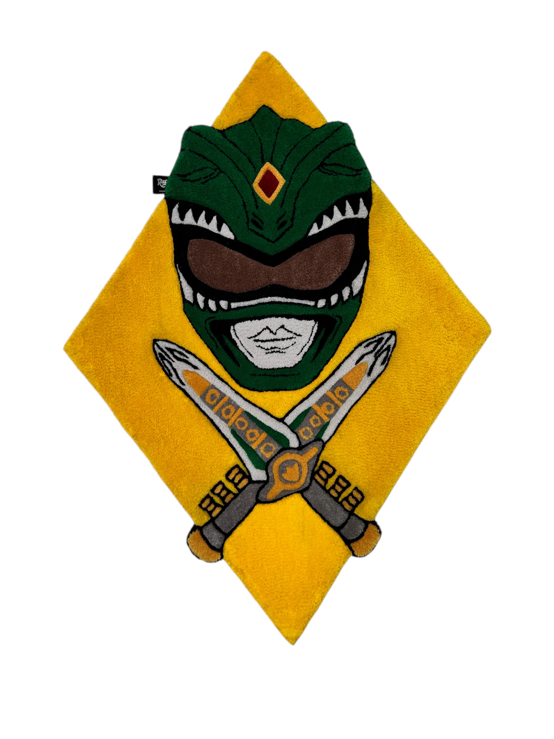 Tufted rug "Green power ranger"